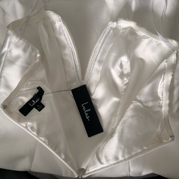 BNWT White Strapless Mini Dress - Picture 6 of 10